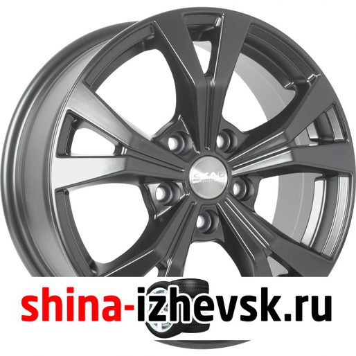 Колесный диск СКАД Нагано 6.5xR16 5×114.3 ET45 DIA60.1 черно-серый цвет с перламутровыми оттенками в Ижевске